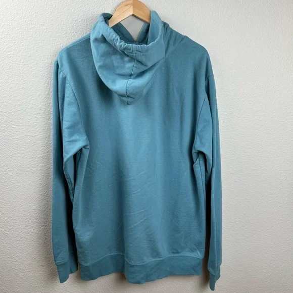 Vintage Volcom‎ Stone Company Mens Y2K Hoodie Size L Blue Preppy 90s Skater - Picture 6 of 16